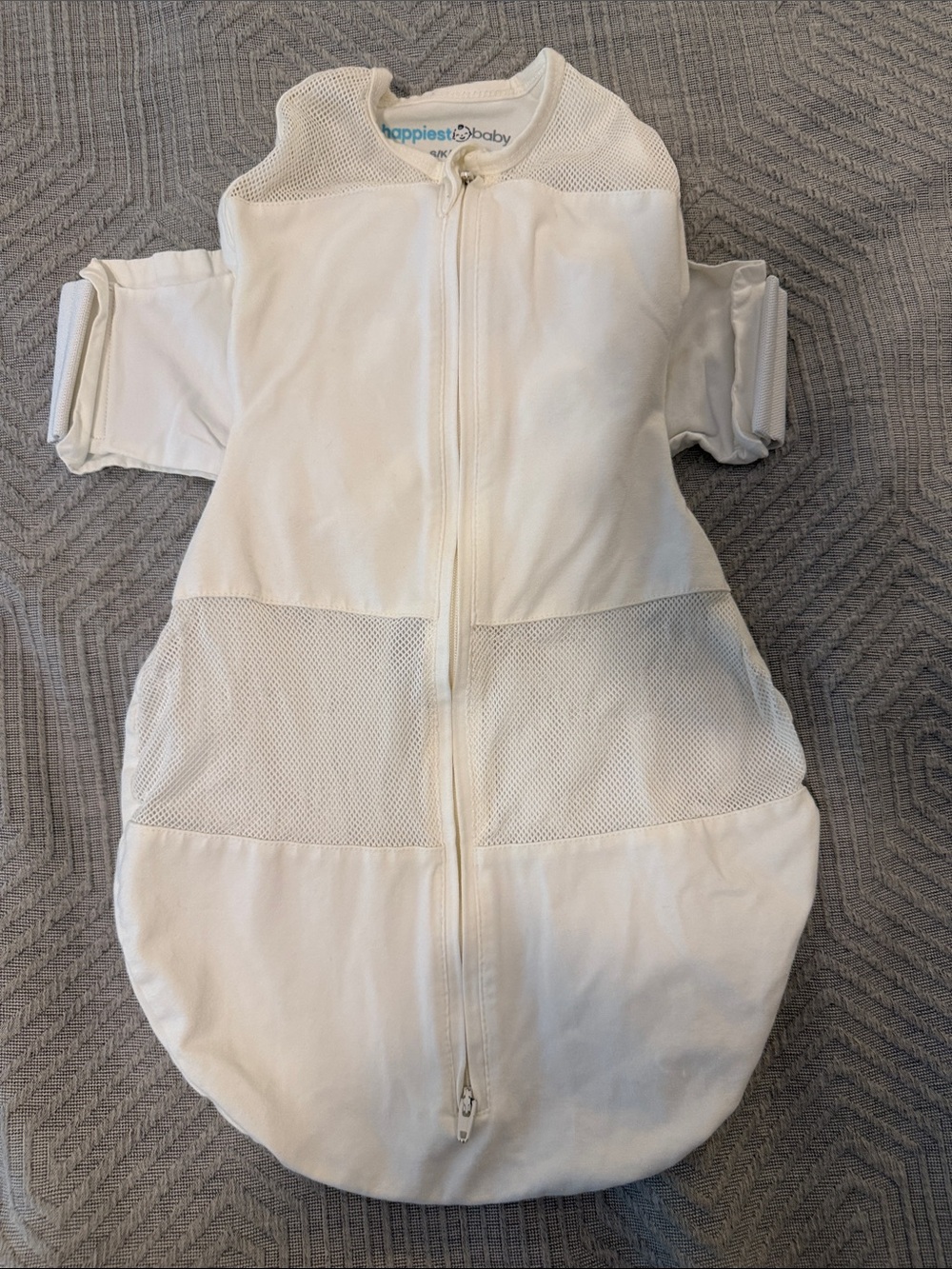 Happiest Baby White Mesh-Panel Infant Sleep Sack